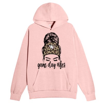 Game Day Vibes Baseball Game Day Gift Urban Pullover Hoodie