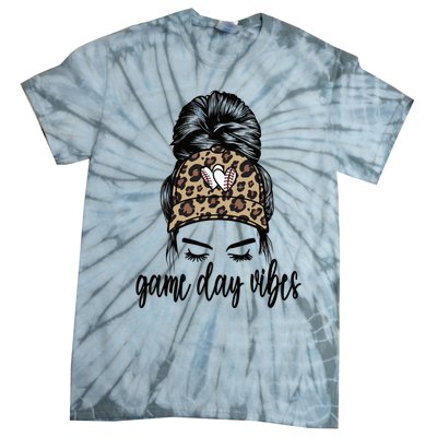 Game Day Vibes Baseball Game Day Gift Tie-Dye T-Shirt