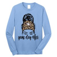 Game Day Vibes Baseball Game Day Gift Long Sleeve Shirt