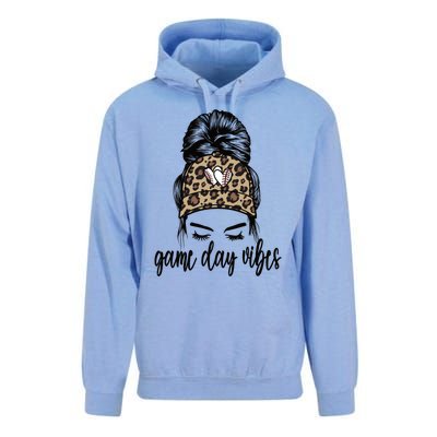 Game Day Vibes Baseball Game Day Gift Unisex Surf Hoodie