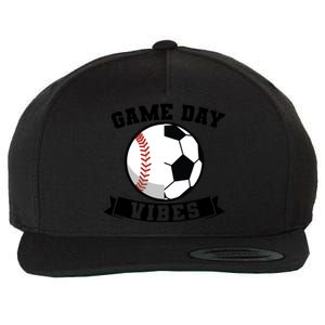 Game Day Vibes Baseball Gift Wool Snapback Cap