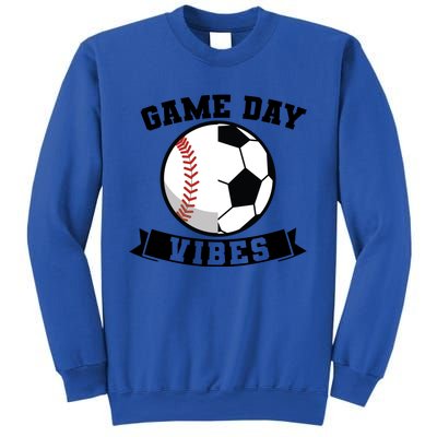 Game Day Vibes Baseball Gift Sweatshirt