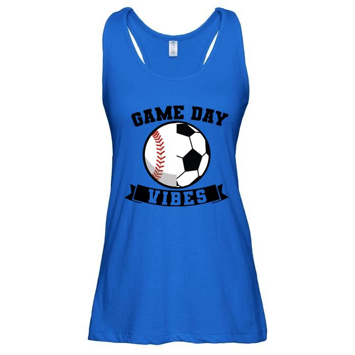 Game Day Vibes Baseball Gift Ladies Essential Flowy Tank