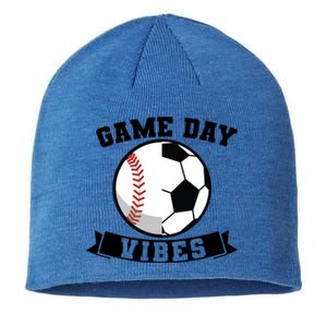 Game Day Vibes Baseball Gift Sustainable Beanie