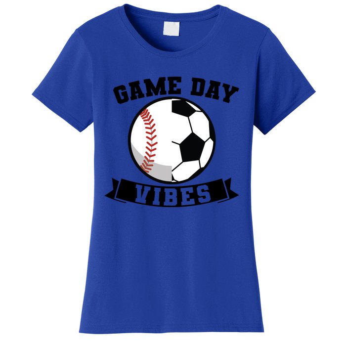 Game Day Vibes Baseball Gift Women's T-Shirt