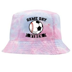 Game Day Vibes Baseball Gift Tie-Dyed Bucket Hat