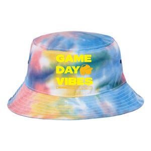 Game Day Vibes Funny Baseball Meaningful Gift Tie Dye Newport Bucket Hat