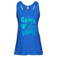 Game Day Vibes Inspirational Baseball Player Game Fan Cute Gift Ladies Essential Flowy Tank