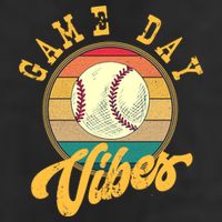Game Day Vibes Retro Baseball Season Players And Fans Design Gift Golf Towel