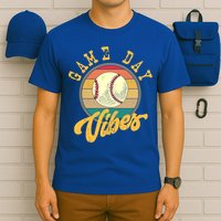 Game Day Vibes Retro Baseball Season Players And Fans Design Gift T-Shirt