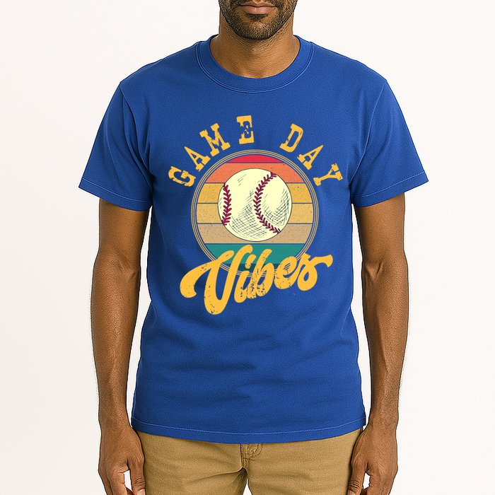 Game Day Vibes Retro Baseball Season Players And Fans Design Gift Tall T-Shirt