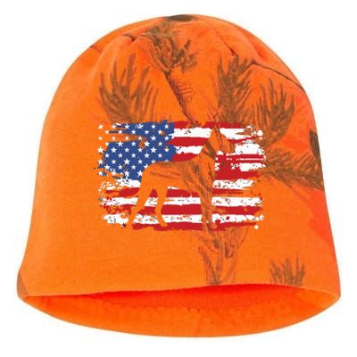 Great Dane Vintage American Flag Kati - Camo Knit Beanie