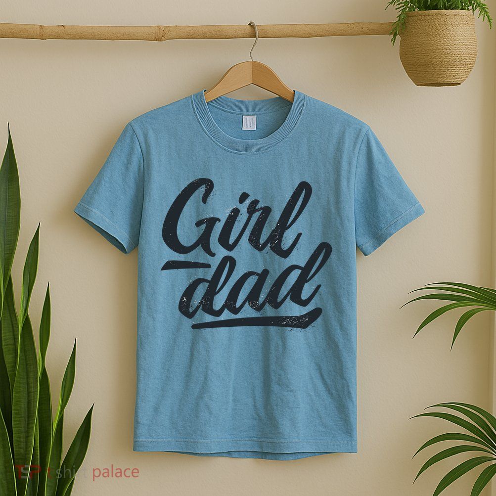 Girl Dad Vintage Gift T-Shirt
