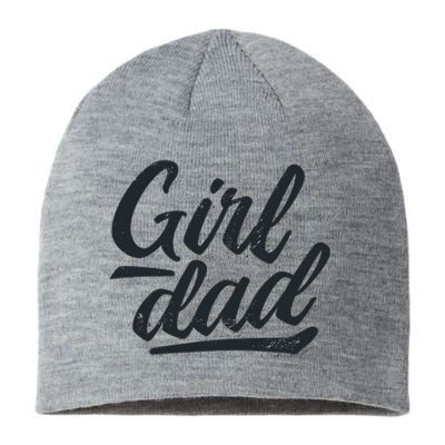 Girl Dad Vintage Gift Sustainable Beanie