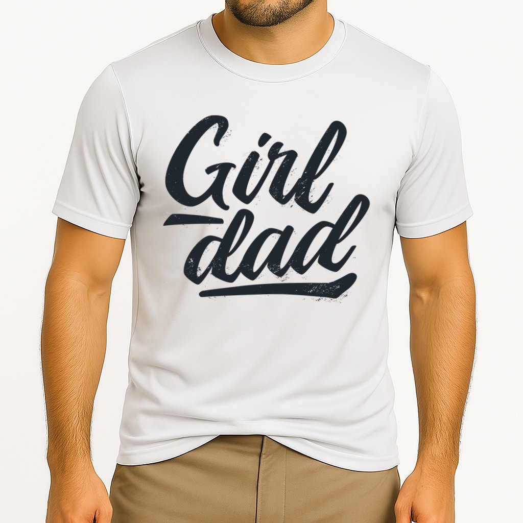Girl Dad Vintage Gift Cooling Performance Crew T-Shirt