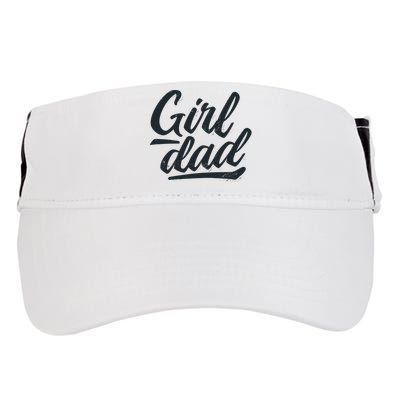 Girl Dad Vintage Gift Adult Drive Performance Visor