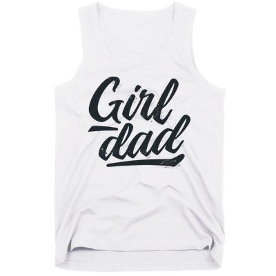 Girl Dad Vintage Gift Tank Top