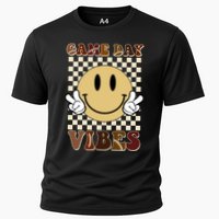 Game Day Vibes Retro Smile Football Performance Shirt