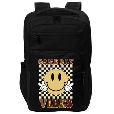 Game Day Vibes Retro Smile Football Impact Tech Backpack