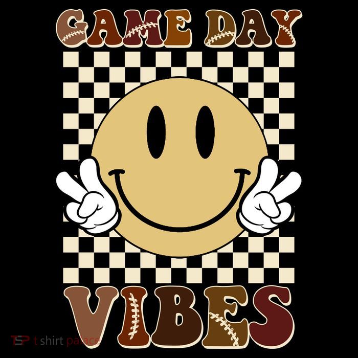 Game Day Vibes Retro Smile Football Mug