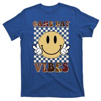 Game Day Vibes Retro Smile Football T-Shirt