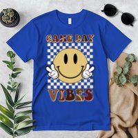 Game Day Vibes Retro Smile Football Premium T-Shirt