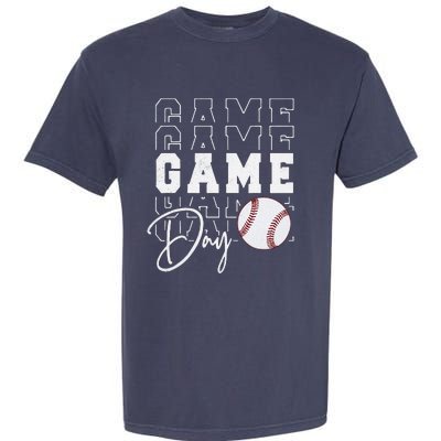 Game Day Vibes Baseball Mom Baseball Life Garment-Dyed Heavyweight T-Shirt