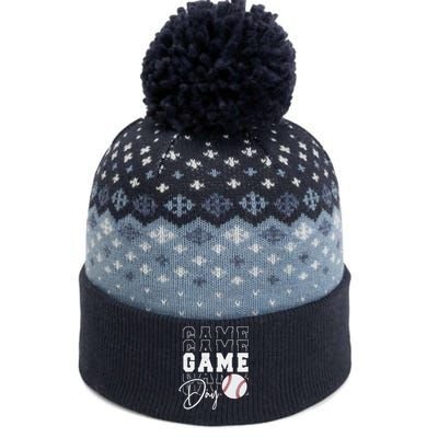 Game Day Vibes Baseball Mom Baseball Life The Baniff Cuffed Pom Beanie