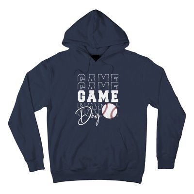 Game Day Vibes Baseball Mom Baseball Life Hoodie