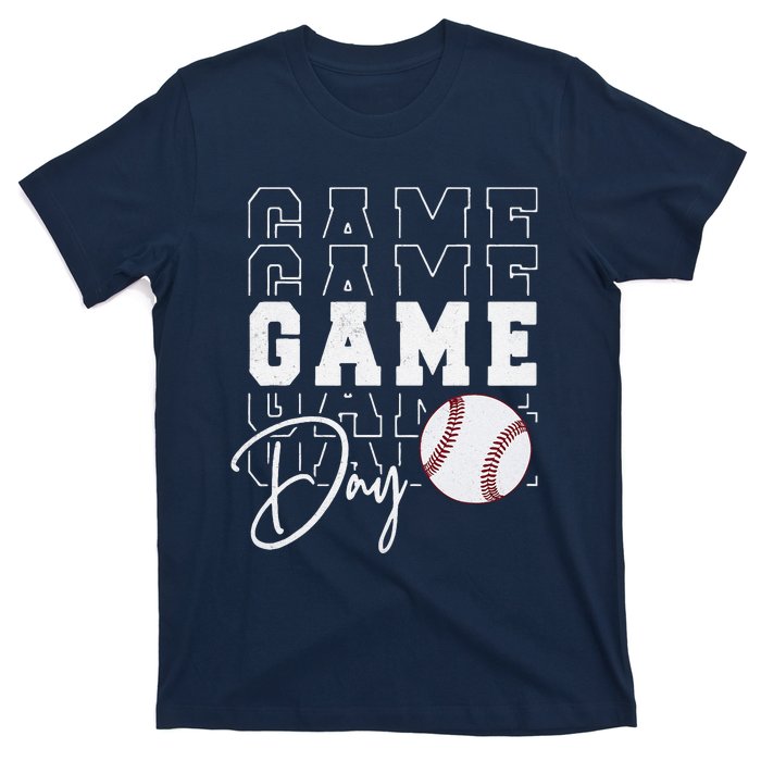 Game Day Vibes Baseball Mom Baseball Life T-Shirt