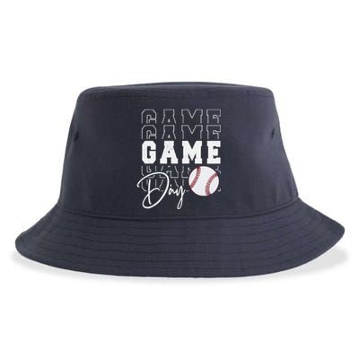 Game Day Vibes Baseball Mom Baseball Life Sustainable Bucket Hat