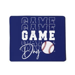 Game Day Vibes Baseball Mom Baseball Life Mousepad