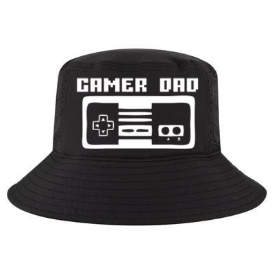 Gamer Dad Video Game Player Gift Funny Retro Vintage Gaming Gift Cool Comfort Performance Bucket Hat