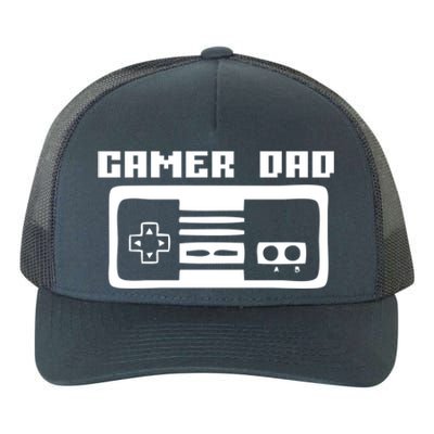 Gamer Dad Video Game Player Gift Funny Retro Vintage Gaming Gift Yupoong Adult 5-Panel Trucker Hat