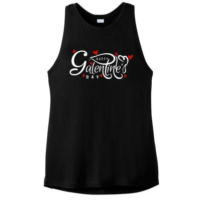 Galentine's Day Valentine's Day Female Friendship Galentines Funny Gift Ladies PosiCharge Tri-Blend Wicking Tank