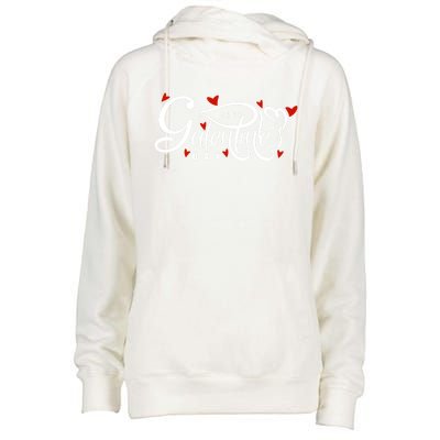 Galentine's Day Valentine's Day Female Friendship Galentines Funny Gift Womens Funnel Neck Pullover Hood