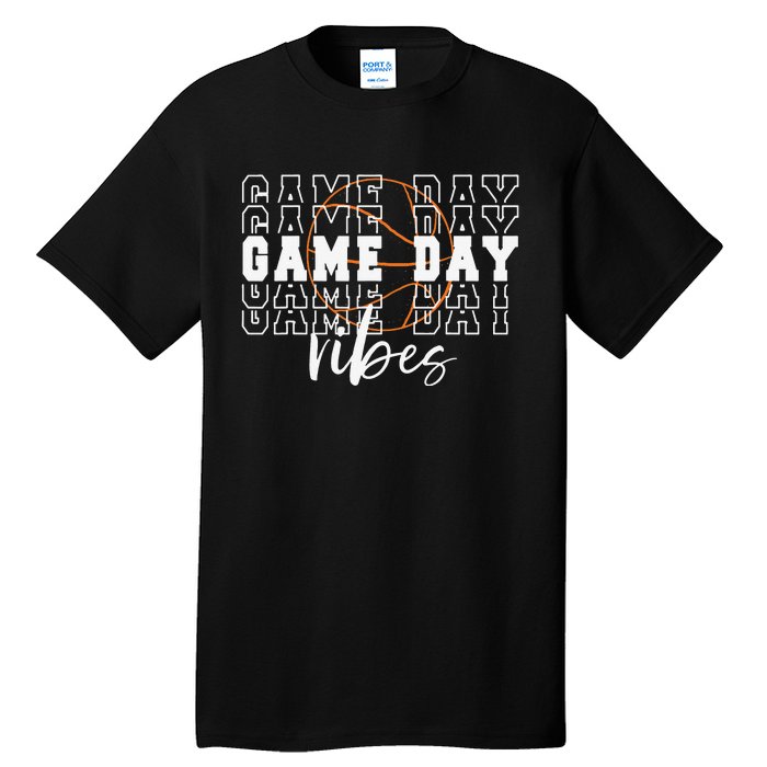 Game Day Vibes Basketball Game Day Tall T-Shirt