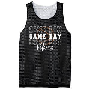 Game Day Vibes Basketball Game Day Mesh Reversible Basketball Jersey Tank