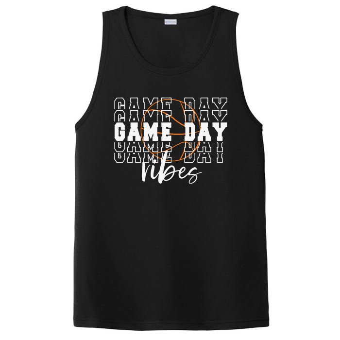 Game Day Vibes Basketball Game Day PosiCharge Competitor Tank