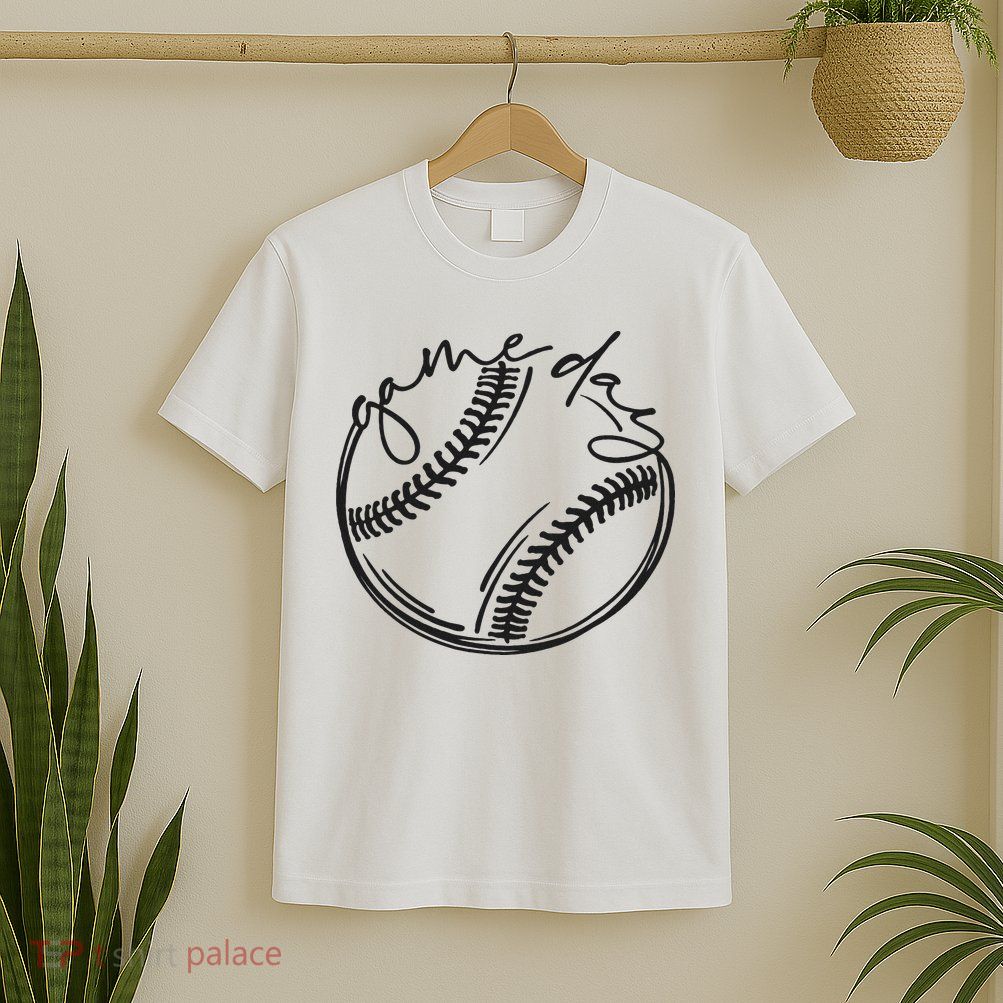 Game Day Vibes Softball Season Baseball Season Gamer Gifts T-Shirt