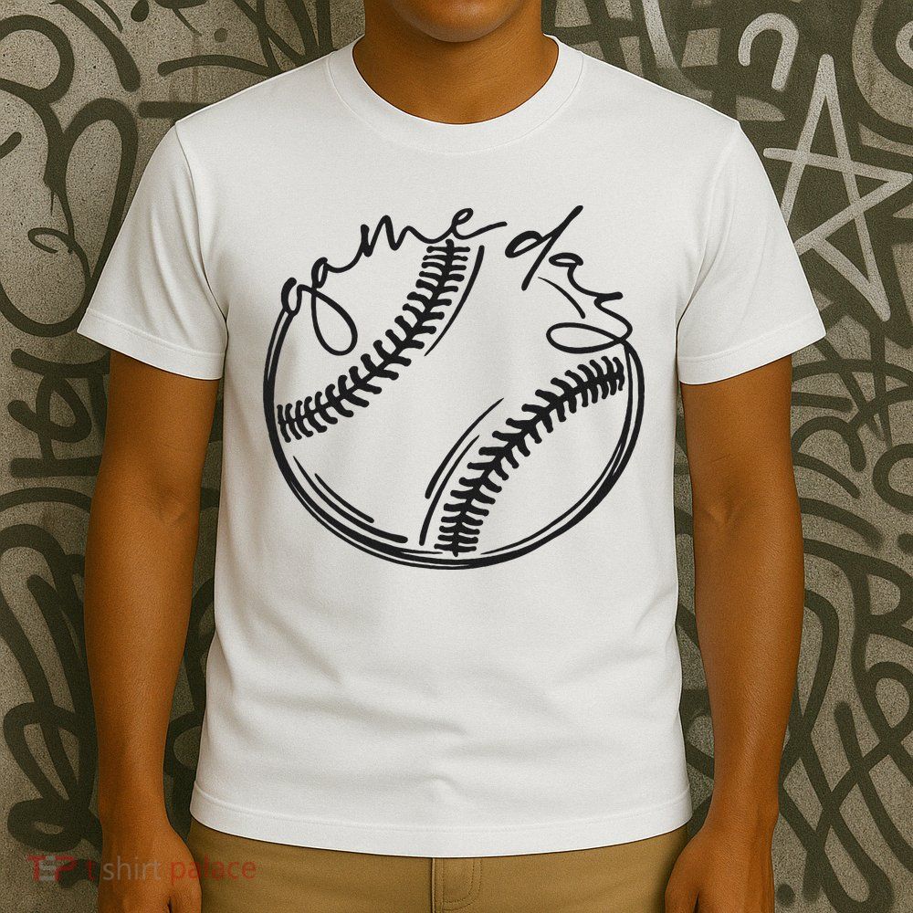 Game Day Vibes Softball Season Baseball Season Gamer Gifts T-Shirt