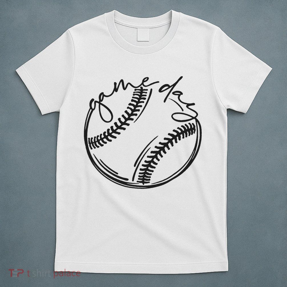 Game Day Vibes Softball Season Baseball Season Gamer Gifts T-Shirt