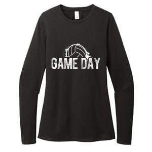 Game Day Volleyball Game Day Athlete Sport Hobby Coach Womens CVC Long Sleeve Shirt