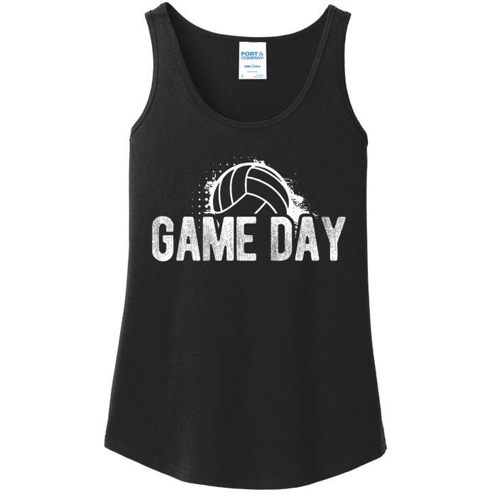 Game Day Volleyball Game Day Athlete Sport Hobby Coach Ladies Essential Tank