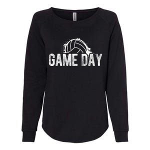 Game Day Volleyball Game Day Athlete Sport Hobby Coach Womens California Wash Sweatshirt