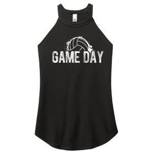 Game Day Volleyball Game Day Athlete Sport Hobby Coach Women's Perfect Tri Rocker Tank