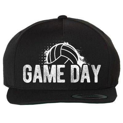 Game Day Volleyball Game Day Athlete Sport Hobby Coach Wool Snapback Cap