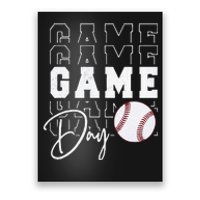 Game Day Vibes Baseball Mom Baseball Life Poster