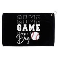 Game Day Vibes Baseball Mom Baseball Life Grommeted Golf Towel