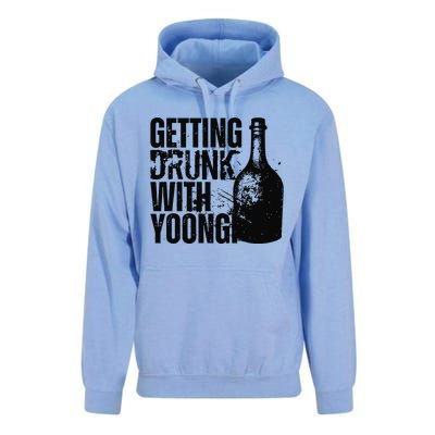 Getting Drunk With Yoongi Suchwita Unisex Surf Hoodie